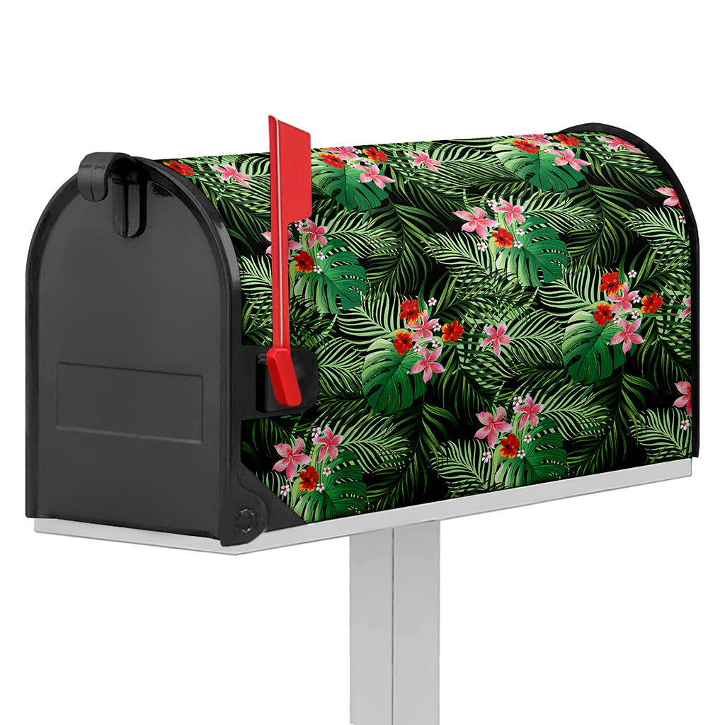 Palm Hawaiian Tropical Pattern Print Mailbox Cover