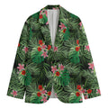 Palm Hawaiian Tropical Pattern Print Men's Blazer