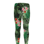 Palm Hawaiian Tropical Pattern Print Men's leggings