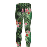 Palm Hawaiian Tropical Pattern Print Men's leggings