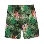 Palm Hawaiian Tropical Pattern Print Men's Sports Shorts