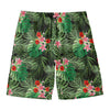 Palm Hawaiian Tropical Pattern Print Men's Swim Trunks