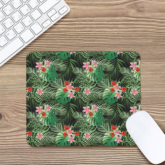 Palm Hawaiian Tropical Pattern Print Mouse Pad