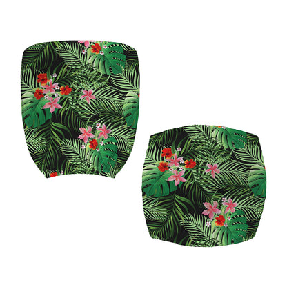 Palm Hawaiian Tropical Pattern Print Office Chair Cover