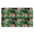 Palm Hawaiian Tropical Pattern Print Polyester Doormat