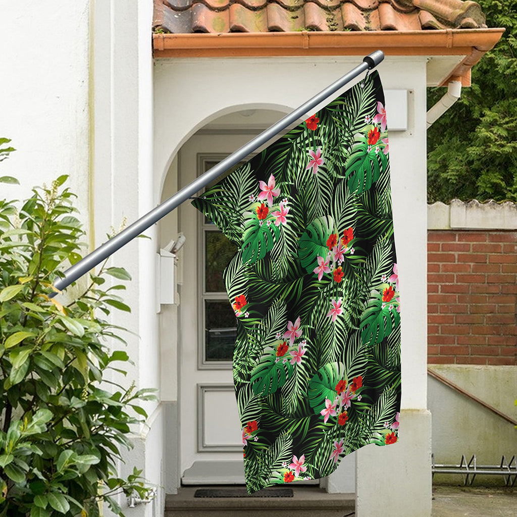 Palm Hawaiian Tropical Pattern Print Polyester Flag