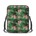 Palm Hawaiian Tropical Pattern Print Rectangular Crossbody Bag