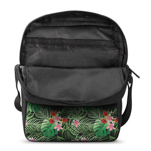 Palm Hawaiian Tropical Pattern Print Rectangular Crossbody Bag