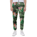 Palm Hawaiian Tropical Pattern Print Joggers
