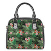 Palm Hawaiian Tropical Pattern Print Shoulder Handbag