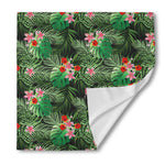 Palm Hawaiian Tropical Pattern Print Silk Bandana