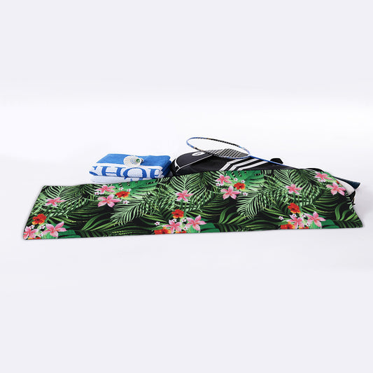 Palm Hawaiian Tropical Pattern Print Sports Towel