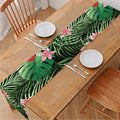 Palm Hawaiian Tropical Pattern Print Table Runner