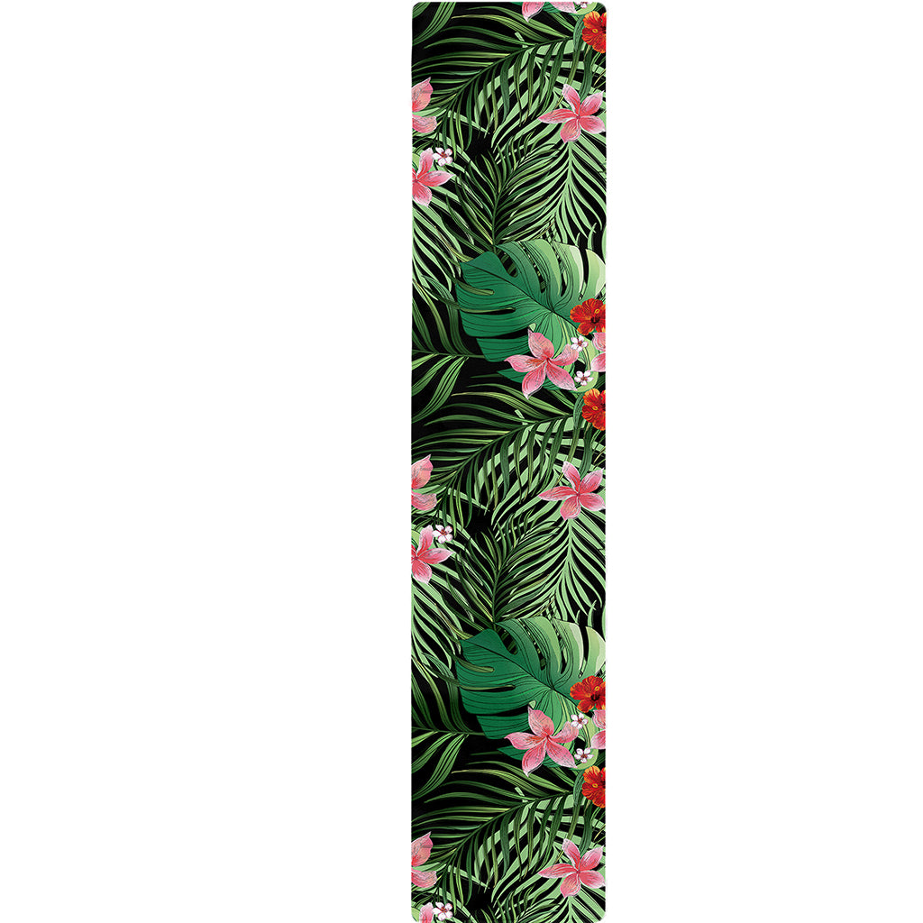 Palm Hawaiian Tropical Pattern Print Table Runner