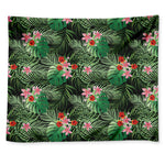 Palm Hawaiian Tropical Pattern Print Tapestry