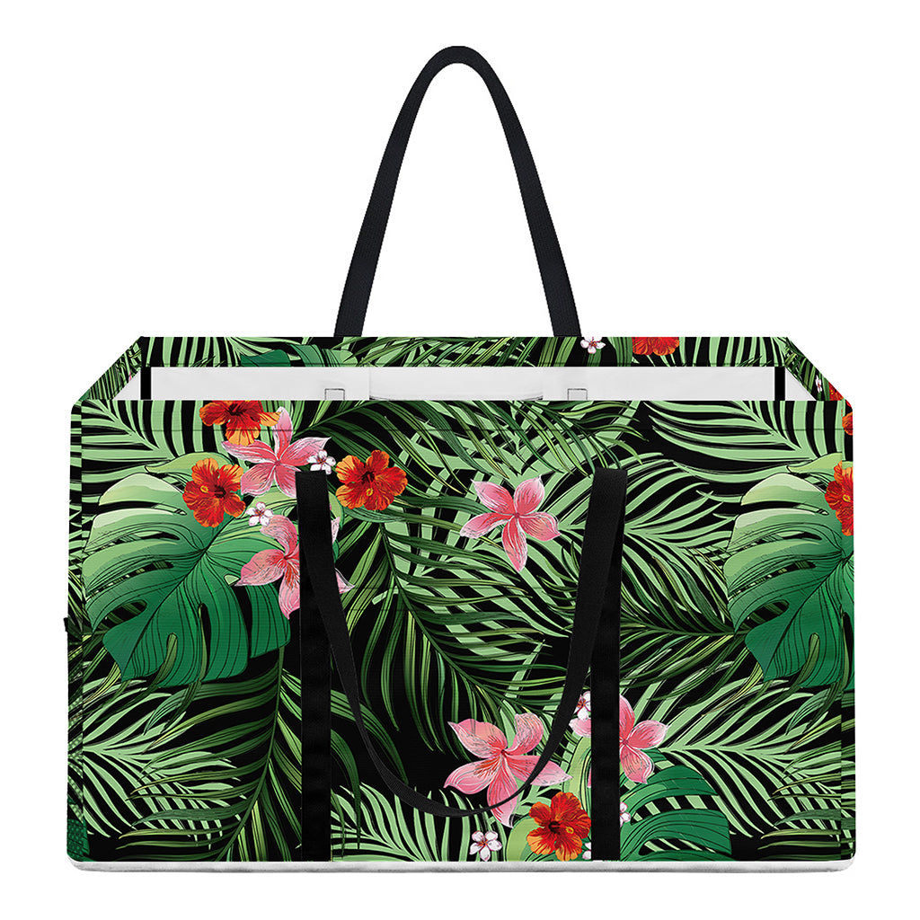 Palm Hawaiian Tropical Pattern Print Utility Tote Bag