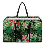 Palm Hawaiian Tropical Pattern Print Utility Tote Bag