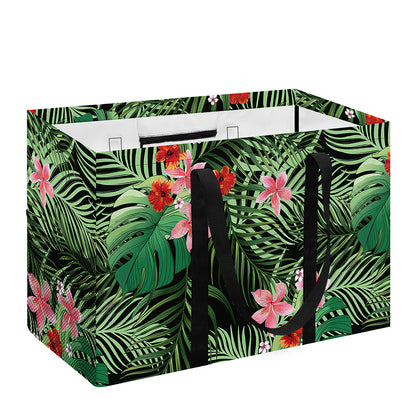 Palm Hawaiian Tropical Pattern Print Utility Tote Bag