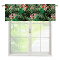 Palm Hawaiian Tropical Pattern Print Window Valance