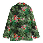 Palm Hawaiian Tropical Pattern Print Women's Blazer