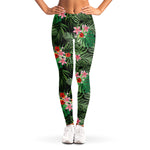 Palm Hawaiian Tropical Pattern Print Women's Leggings