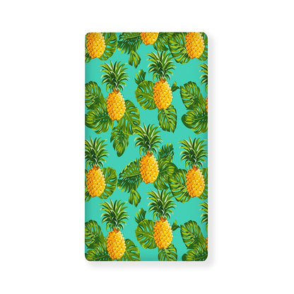 Palm Leaf Pineapple Pattern Print Baby Crib Sheet
