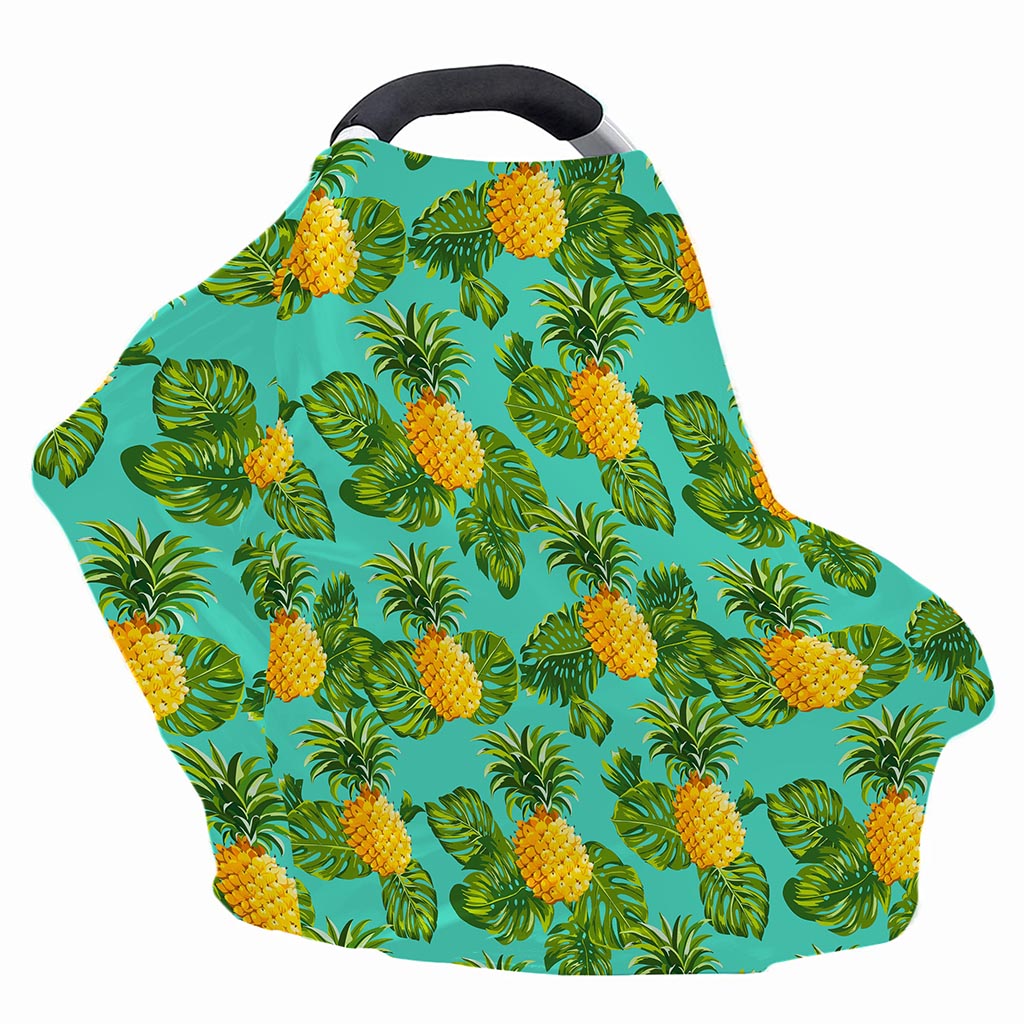 Palm Leaf Pineapple Pattern Print Baby Seat Cover