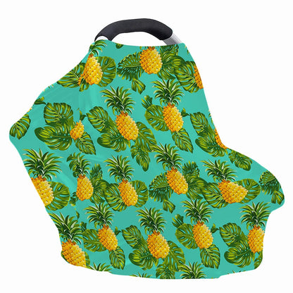 Palm Leaf Pineapple Pattern Print Baby Seat Cover