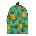 Palm Leaf Pineapple Pattern Print School Backpack