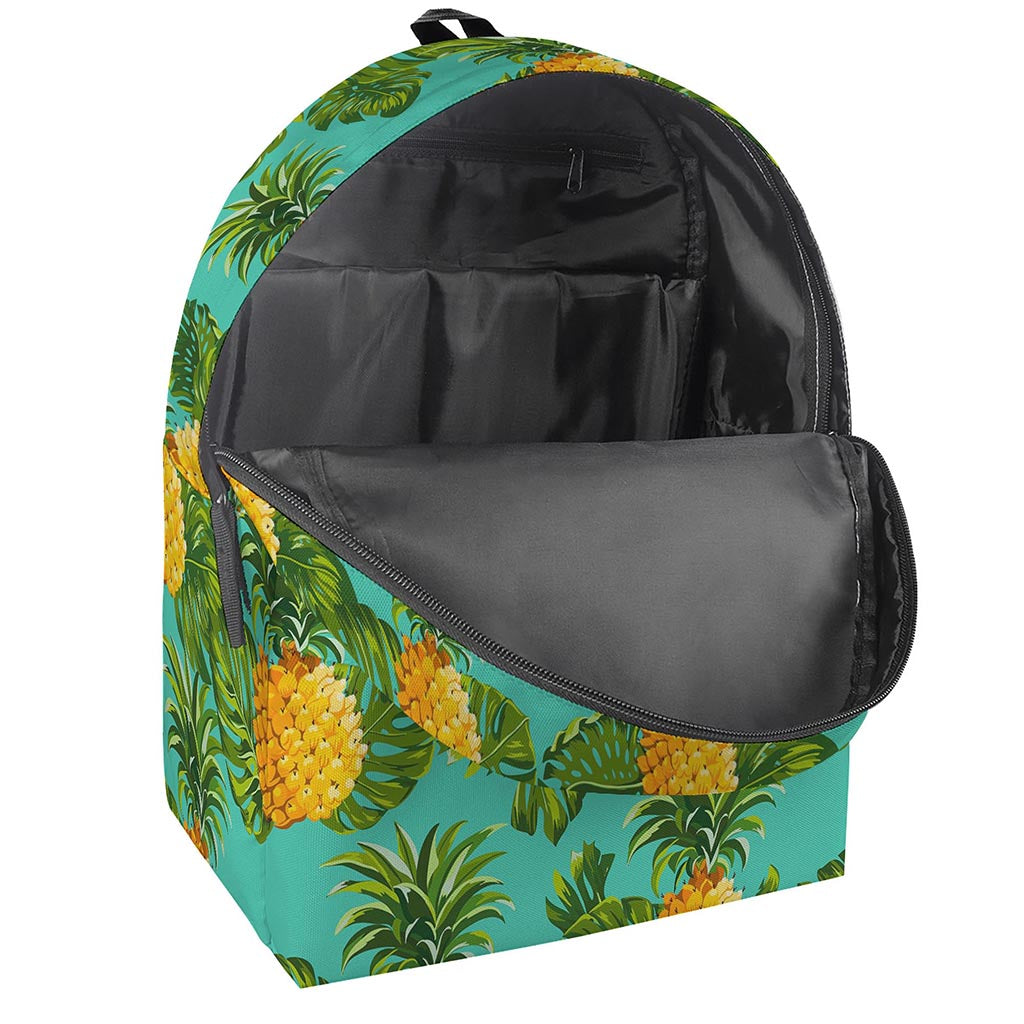 Palm Leaf Pineapple Pattern Print Backpack