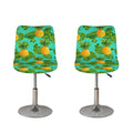 Palm Leaf Pineapple Pattern Print Bar Stool Covers