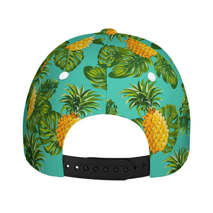 Palm Leaf Pineapple Pattern Print Baseball Cap