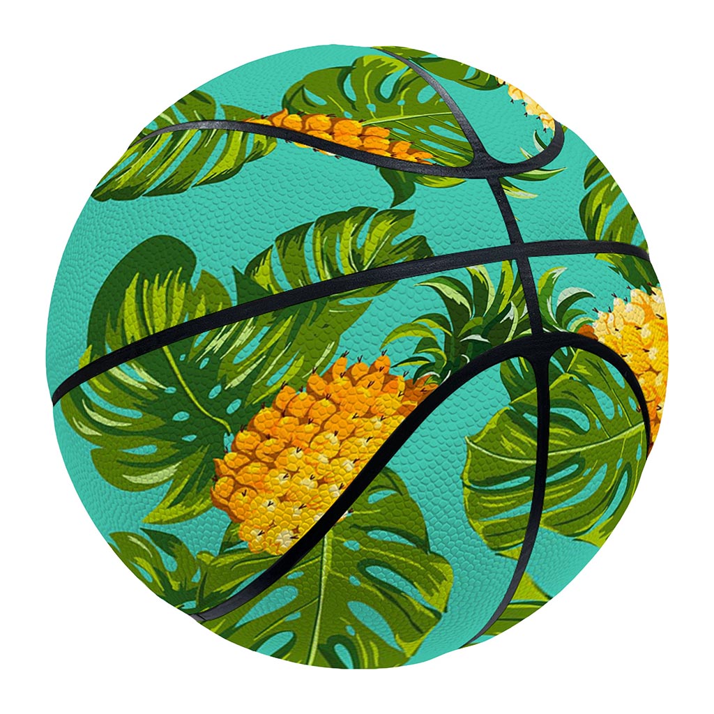 Palm Leaf Pineapple Pattern Print Basketball
