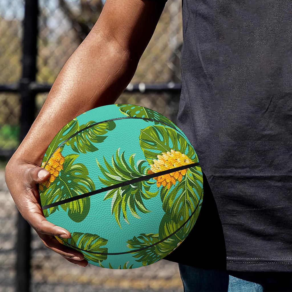 Palm Leaf Pineapple Pattern Print Basketball