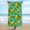 Palm Leaf Pineapple Pattern Print Beach Towel