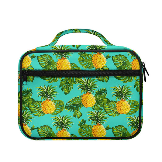 Palm Leaf Pineapple Pattern Print Briefcase Bible Bag
