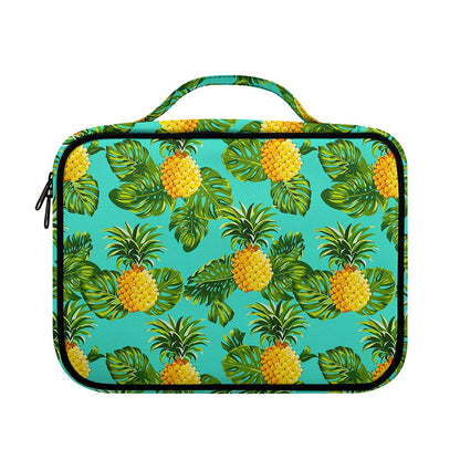 Palm Leaf Pineapple Pattern Print Briefcase Bible Bag