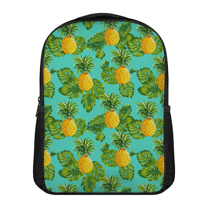Palm Leaf Pineapple Pattern Print Casual Backpack