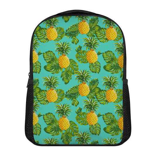 Palm Leaf Pineapple Pattern Print Casual Backpack