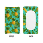 Palm Leaf Pineapple Pattern Print Changing Pad Cover