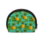 Palm Leaf Pineapple Pattern Print Coin Purse
