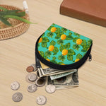 Palm Leaf Pineapple Pattern Print Coin Purse