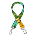 Palm Leaf Pineapple Pattern Print Dog Seat Belt