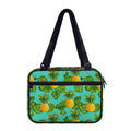 Palm Leaf Pineapple Pattern Print Double Strap Bible Bag