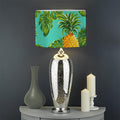 Palm Leaf Pineapple Pattern Print Drum Lamp Shade