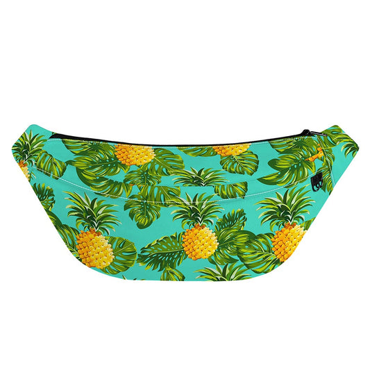 Palm Leaf Pineapple Pattern Print Fanny Pack