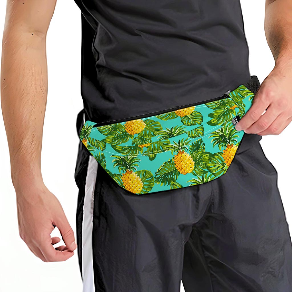 Palm Leaf Pineapple Pattern Print Fanny Pack