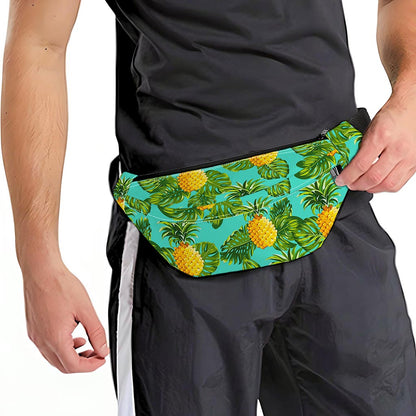Palm Leaf Pineapple Pattern Print Fanny Pack