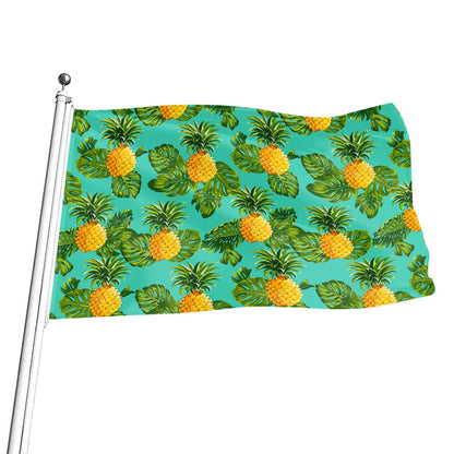 Palm Leaf Pineapple Pattern Print Flag