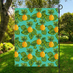 Palm Leaf Pineapple Pattern Print Garden Flag